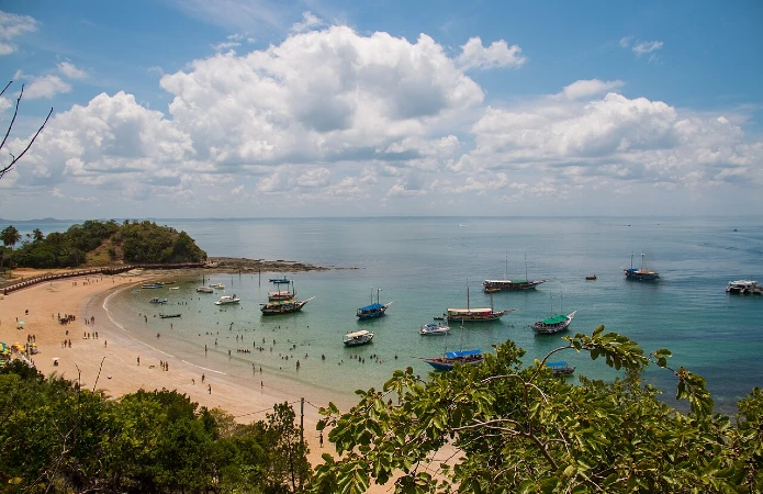 the Ilha dos Frades offers a quieter experience within Todos-os-Santos Bay