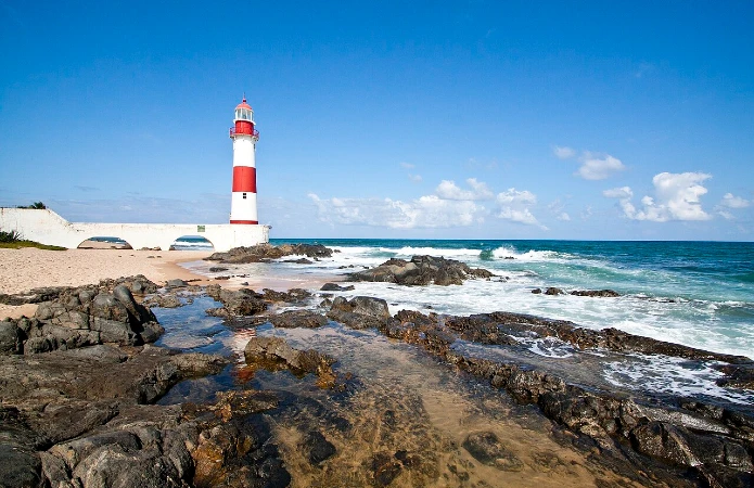 Farther along Salvador's coastline, Itapuã offers a more relaxed atmosphere and a strong connection with Brazilian music and poetry
